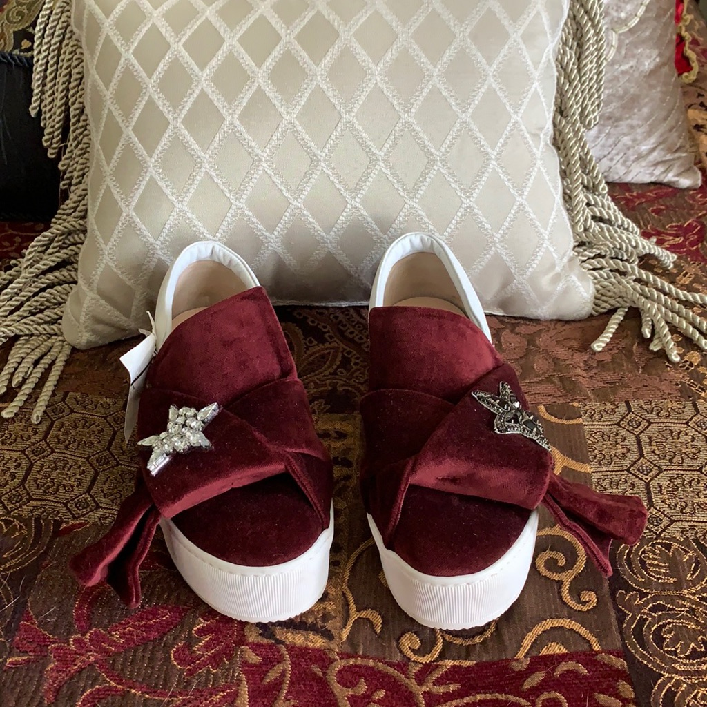 N21 Designer Sneakers Velvet. New
